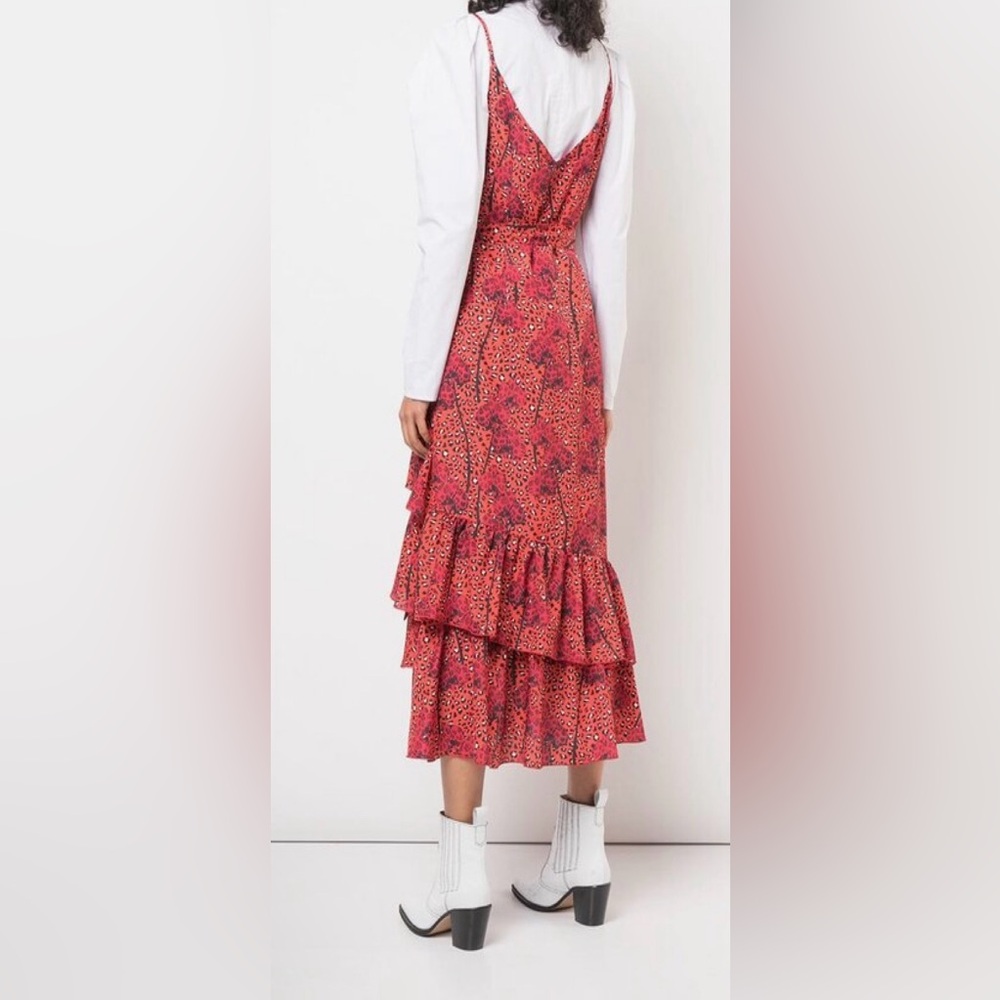 Borgo de Nor Leopard and Orchid Printed Dress - Picture 7 of 7